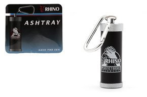 POPIELNICZKA NA ŁÓDŹ -  CZARNO/SREBRNA - RHINO