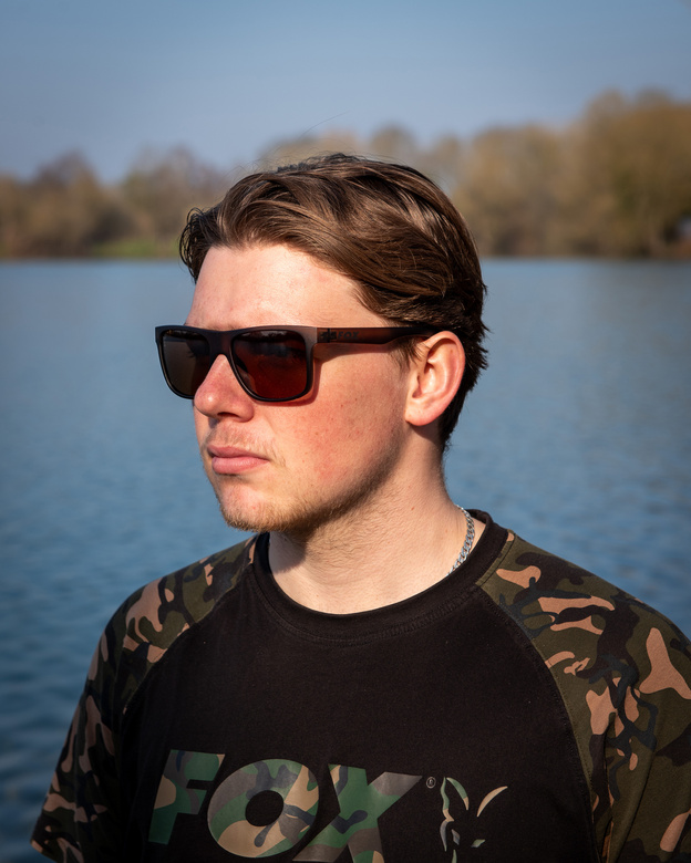 OKULARY POLARYZACYJNE FOX AVIUS TRANS KHAKI - BROWN LENS