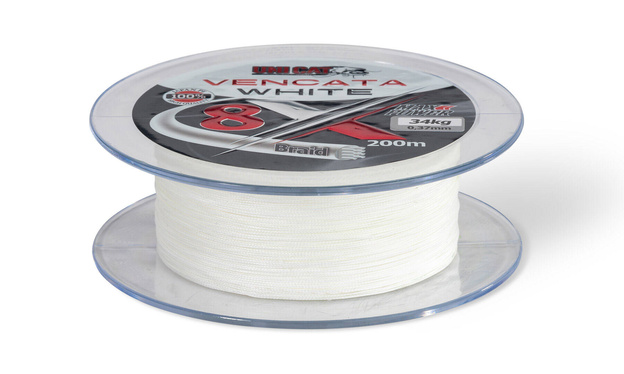 PLECIONKA UNI CAT VENCATA WHITE 0,37mm/200m
