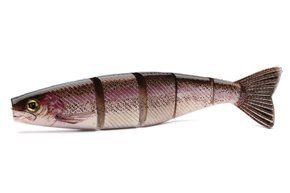 NPS - FOX RAGE GUMA PRO SHAD JOINTED - SUPER NATURAL RAINBOW TROUT