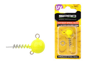 GŁÓWKA Z WKRĘTKĄ SPRO UV YELLOW 20g/1szt