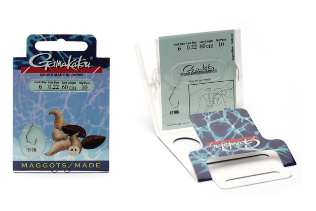 HAK Z PRZYPONEM GAMAKATSU MAGGOTS LS-1810 12-0,18 mm