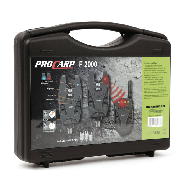 ZESTAW SYGNALIZATORÓW CORMORAN PRO CARP F-2000 2+1