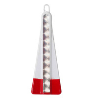 CIĘŻAREK ŚLEDZIOWY KINETIC CZERWONO-BIAŁY