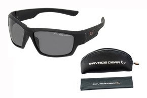 OKULARY POLARYZACYJNE SAVAGE GEAR SHADES DARK GREY