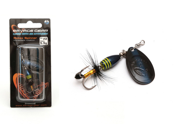 OBROTÓWKA SAVAGE GEAR ROTEX - BLACK PURPLE