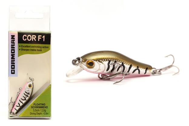 WOBLER CORMORAN COR F1 - METALLIC BROWN 3,5cm