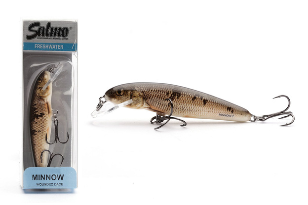 WOBLER SALMO MINNOW F 5cm-WOUNDED DACE