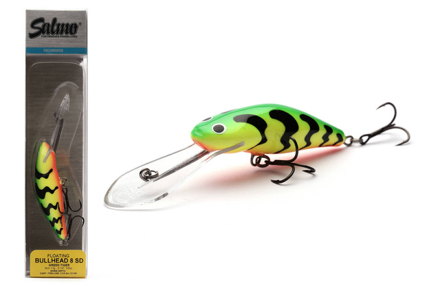 WOBLER SALMO BULLHEAD SDR - GREEN TIGER 6cm