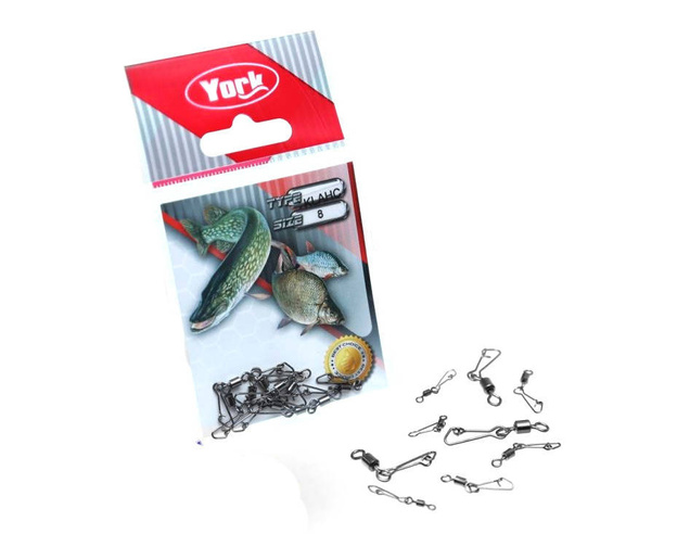 KRĘTLIK  LUX Z AGRAFKĄ YORK HOOKED 8