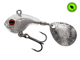 P189-337 - WESTIN WIRUJĄCY OGONEK DROPBITE SPIN TAIL JIG - CRYSTAL