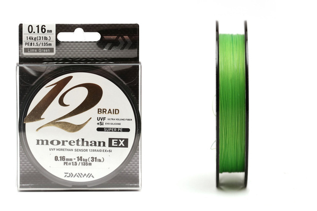 PLECIONKA DAIWA MORETHAN 12-BRAID EX+SI 0,14/135m