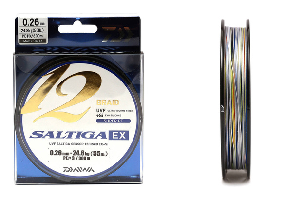 PLECIONKA DAIWA SALTIGA 12-BRAID EX+SI 0,33/300m
