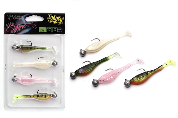 ZESTAW GUM FOX RAGE MINI FRY UV 7cm-5g