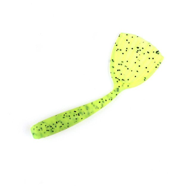 NRI031 - FOX RAGE GUMA CREATURE SHOVEL SHAD UV - CHARTREUSE UV 7cm/1szt