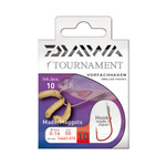 HACZYKI DAIWA TOURNAMENT Z PRZYPONEM BIAŁY ROBAK 16/10szt