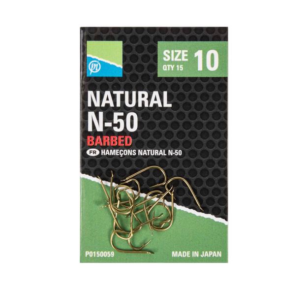 HACZYKI PRESTON NATURAL N-50 15szt