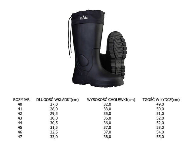 BUTY WĘDKARSKIE DAM LAPLAND THERMO