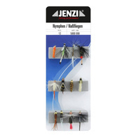 ZESTAW SZTUCZNYCH MUCH JENZI LARVAE WET FLY 12szt