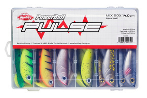 ZESTAW GUM BERKLEY PULSE SHAD MIX COLORS 14cm/24szt