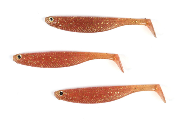 GUMA WESTIN SHAD TEEZ SLIM - MOTOROIL GOLD