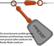 CORMORAN PRO CARP RUNNING RIG SET - BŁOTO