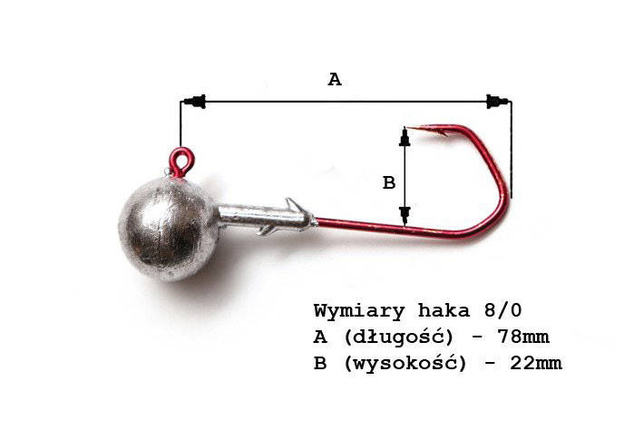 GŁÓWKA JIGOWA DORADO JIGHEAD MORSKA ERIE 8/0