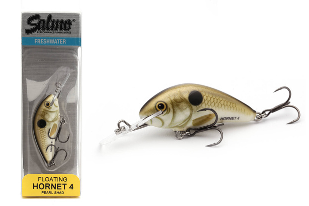 WOBLER SALMO HORNET FLOATING 4cm - PEARL SHAD