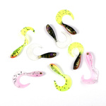 ZESTAW GUM FOX RAGE MICRO GRUB TAIL UV MIXED 8szt