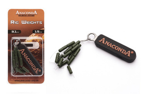 2410064 - ANACONDA OBCIĄŻNIKI DO PRZYPONÓW KARPIOWYCH 3,1mm/15szt