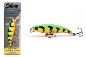 QSU005 - SALMO WOBLER SLICK STICK F 6cm - GREEN TIGER