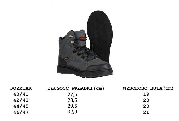 BUTY DO BRODZENIA SCIERRA TRACER Z PODESZWĄ FILCOWĄ