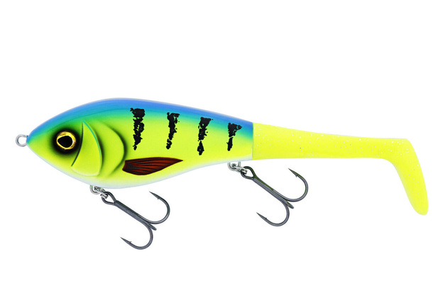 JERK WESTIN SWIM TAIL HYBRID S 12cm/62g - STRIPED BLUEGRASS