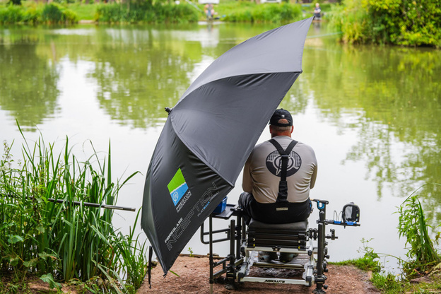 PARASOL PRESTON INCEPTION FIBREGLASS FLATBACK BROLLY 50