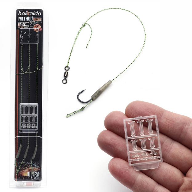 ZESTAW PRZYPONÓW KARPIOWYCH HOKKAIDO 6/3szt
