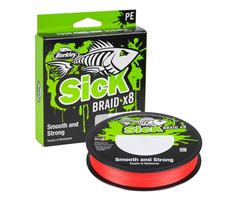 PLECIONKA BERKLEY SICK X8 RED 150m