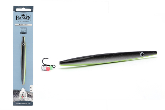 PRZYNĘTA HANSEN SILVER ARROW 10,3cm/22g - SILVER BLACK