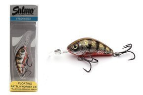 QRH031 - SALMO WOBLER RATTLIN HORNET F 5,5cm- YELLOW HOLOGRAPHIC PERCH