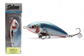 QFA045 - SALMO WOBLER FATSO FLOATING 10cm - BLEEDING BLUE SHAD