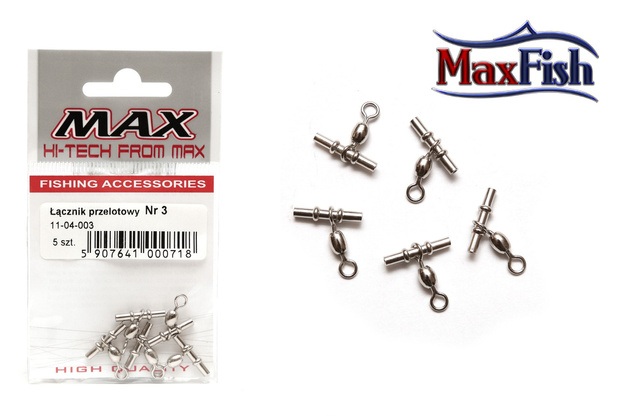 1104004 - MAX ŁĄCZNIK PRZELOTOWY NR 4/5szt