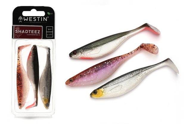 GUMY WESTIN SHADTEEZ CLEAR WATER MIX 19 - 9cm