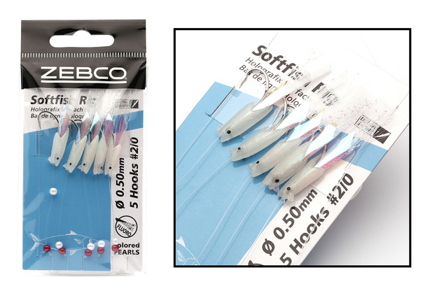 PRZYWIESZKA MAKRELOWA ZEBCO SOFTFISH RIG 2/0