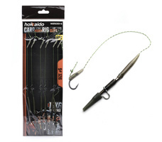W25013-4 - HOKKAIDO ZESTAW PRZYPONÓW KARPIOWYCH Z KLIPSEM 4/6szt