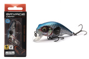 717 - SAVAGE GEAR WOBLER 3D GOBY CRANK SR - BLUE SILVER