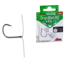 8677710 - IRON CLAW GOTOWE PRZYPONY DROPSHOT WACKY 0,25mm-1/0