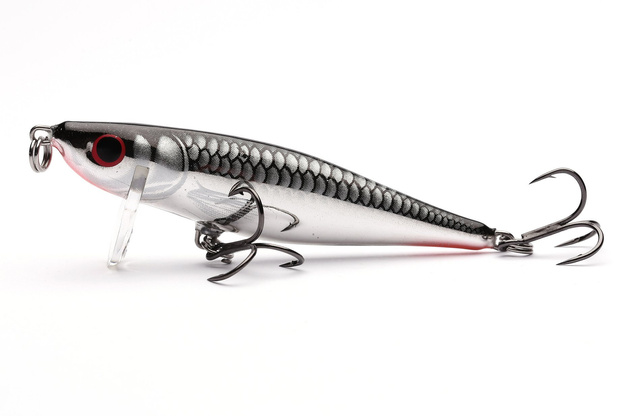WOBLER SALMO THRILL S 7cm - SILVER FLASHY FISH