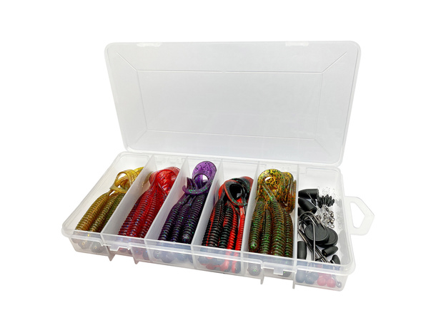 ZESTAW SAVAGE GEAR RIB WORM KIT 60szt