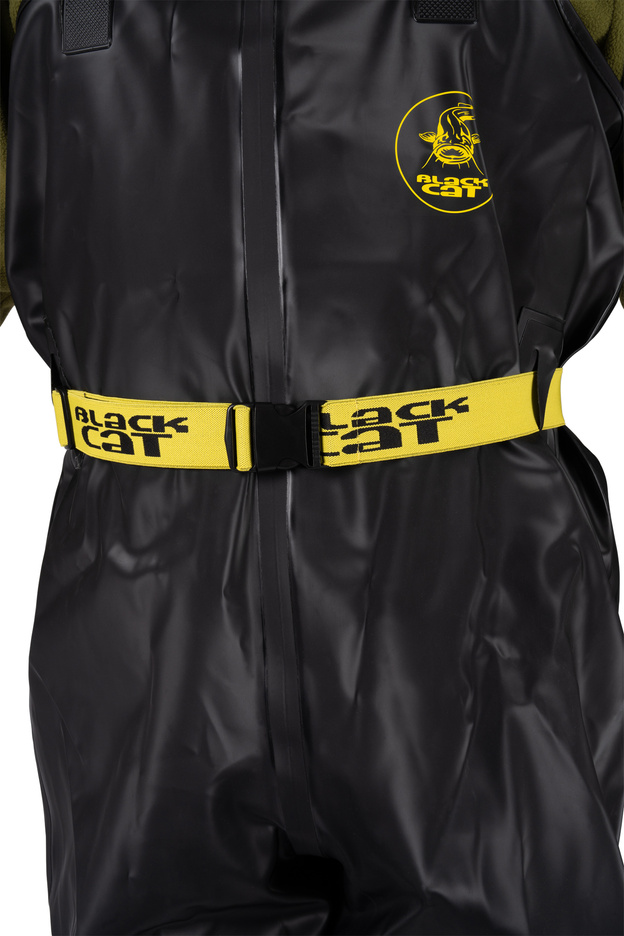 SPODNIOBUTY PVC BLACK CAT BOOTED WADERS