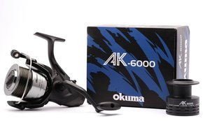 KOŁOWROTEK OKUMA AK BAIFEEDER AK-6000 Z ŻYŁKĄ