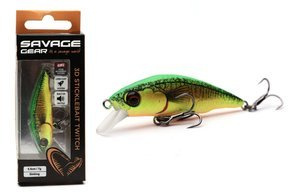 723 - SAVAGE GEAR WOBLER 3D STICKLEBAIT TWITCH - FIRETIGER